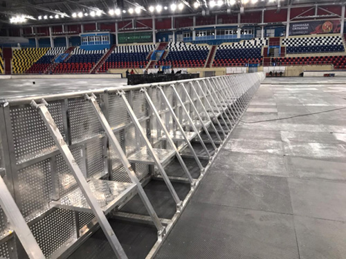 Crowd control barrier is widely used in square performances
