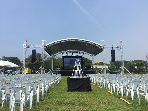 How to build a stage lighting truss