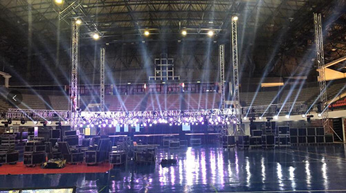How to build a stage lighting truss