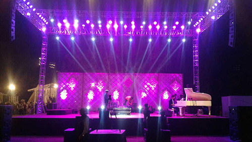 How to build a stage lighting truss