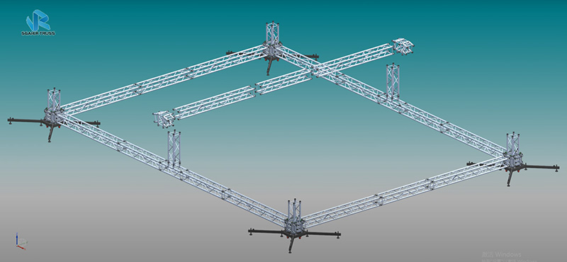 How to install a truss with a roof