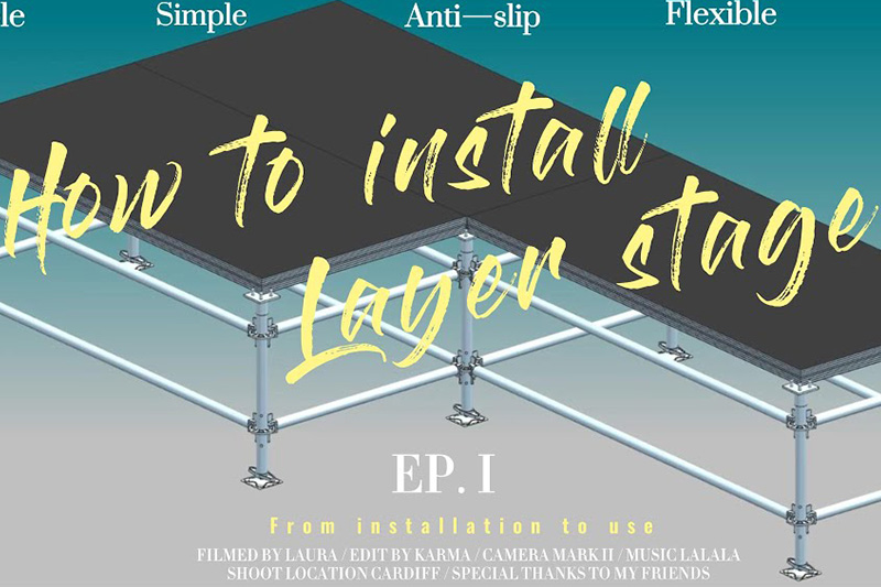 How to install the layer stage