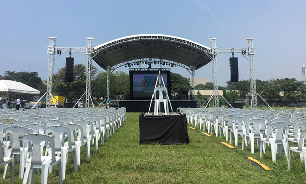 Install site requirements of Aluminum lighting truss