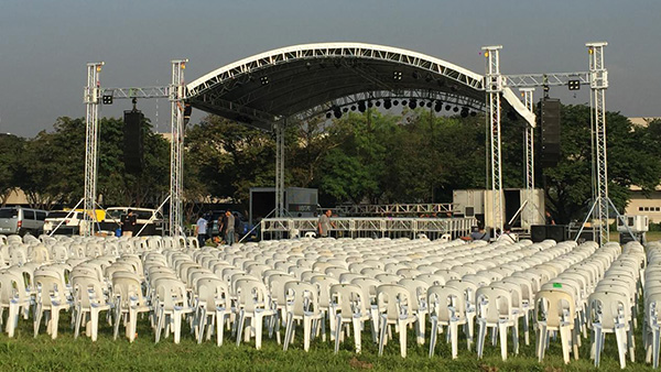 Install site requirements of Aluminum lighting truss