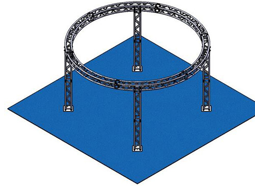 Lightweight structural display truss system