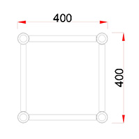 Box Truss S400 Size