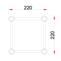 Decoration Truss S220 Size