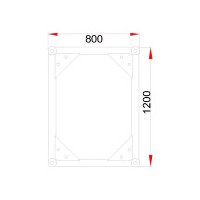 Heavy Duty Truss B1200x800 Size