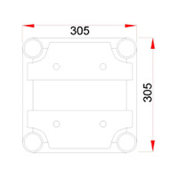 Plate Truss RT305 Size
