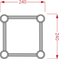 Spigot Truss S240 Size