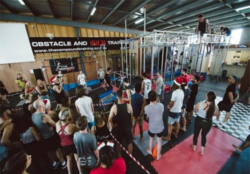Australia Melbourne The Compound Ninja Warrior Obstacle Course Modular Aluminum Truss & Obstacle System