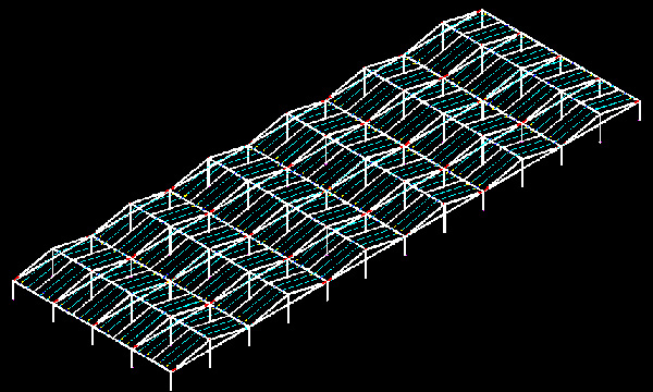 Giant aluminum trusses for greenhouse plantations of Indonesian Agriculture Bureau Customer Needs
