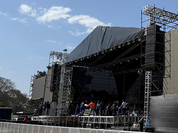 Kenya 2026 Rhema Feast Sgaier Truss Manufacturer of Main Stage Truss On-site effects