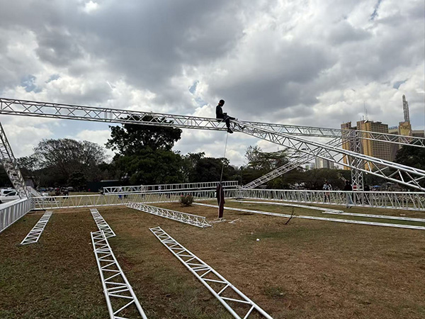 Kenya 2026 Rhema Feast Sgaier Truss Manufacturer of Main Stage Truss On-site effects