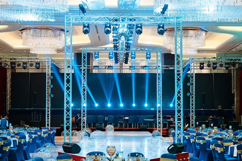 Small-scale indoor stage system in Liya Mongolia